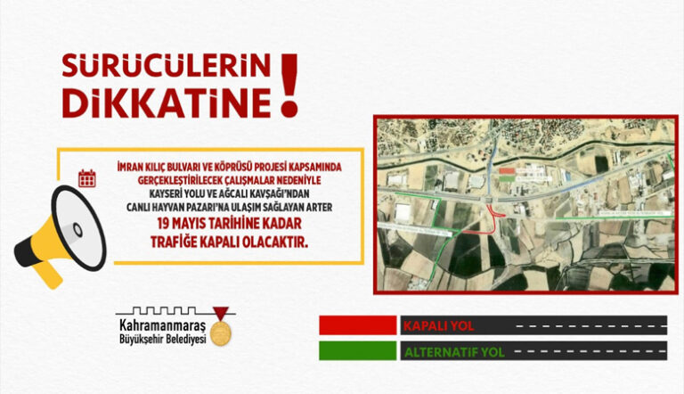 Kahramanmaraş’ta Sürücülerin Dikkatine!