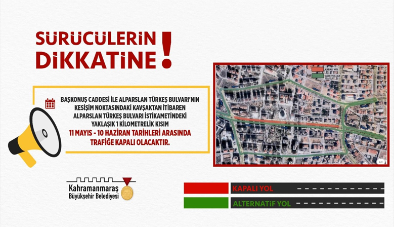 Kahramanmaraş’ta Sürücülerin Dikkatine!