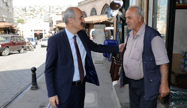 OKAY’DAN DEMİRCİLER ÇARŞISI ESNAFINA ZİYARET