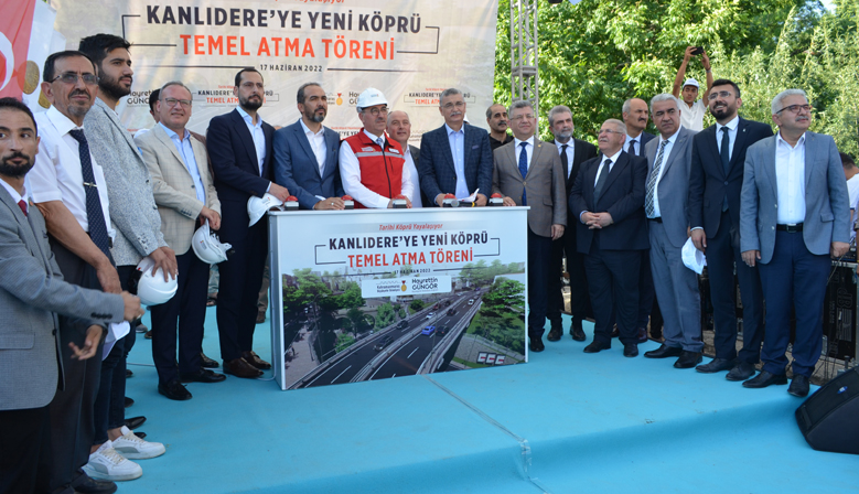 Kanlıdere’nin Yeni Köprüsü’nün Temeli Atıldı