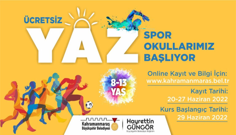 Kahramanmaraş’ta Spor Okulları Kayıtları Başladı
