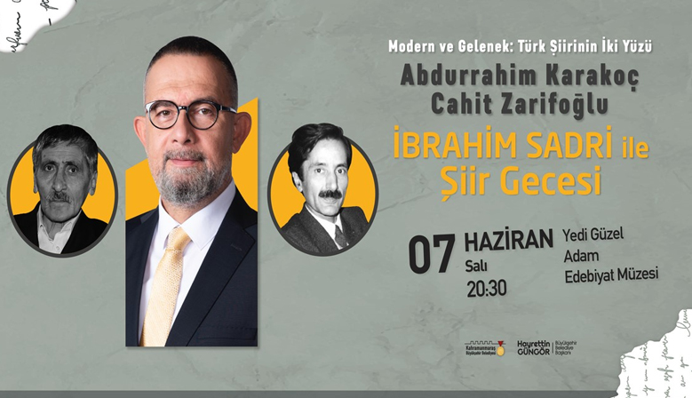 İbrahim Sadri ile Şiir Gecesi Etkinliği