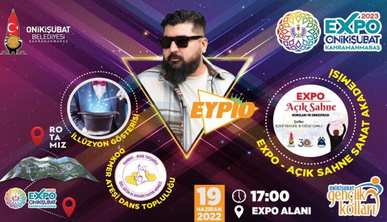 Rotamız; EXPO 2023 sloganıyla ilk konser Eypio’dan