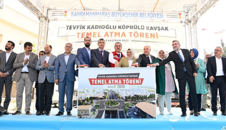 Tevfik Kadıoğlu Köprülü Kavşak Projesinin Temeli Atıldı