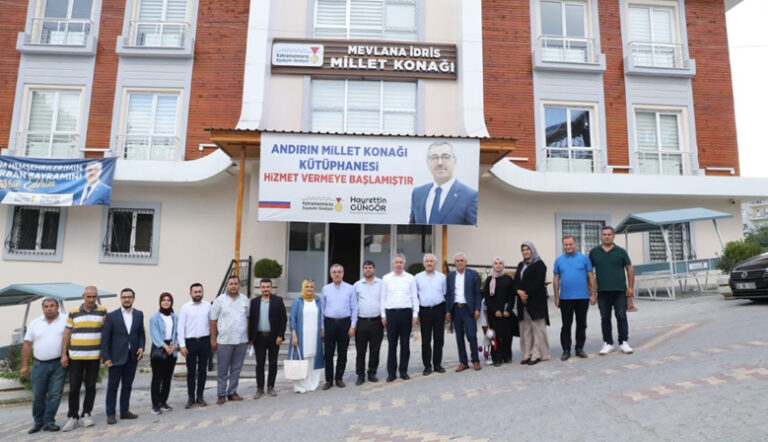 Andırın Millet Konağı’nda Mevlana İdris’in Adı Yaşatılacak