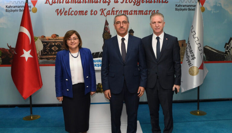 Başkan Güngör, Gaziantep Valisi Gül ve GBB Başkanı Şahin’i Ağırladı