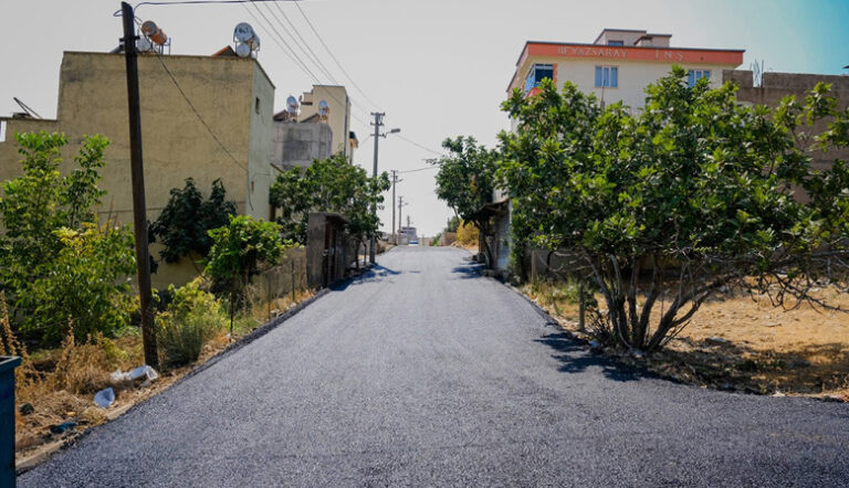 DULKADİROĞLU’NDAN ASLANBEY MAHALLESİNDE ASFALT ÇALIŞMASI