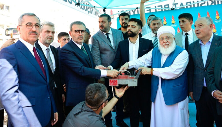 Onikişubat’ta Yeni Caminin Temeli Atıldı