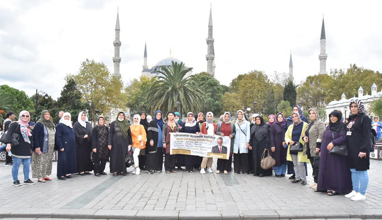 TÜRKOĞLU’LU HANIM SULTANLAR İSTANBUL’U DOYA DOYA GEZDİ