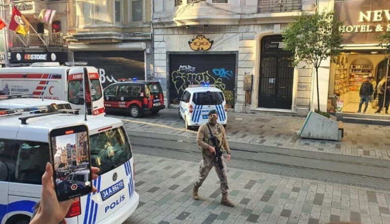 İstanbul İstiklal Caddesi’nde bombalı saldırı 6 ölü, 53 yaralı
