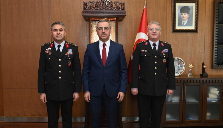 Başkan Güngör Jandarma Bölge Komutanını Ağırladı