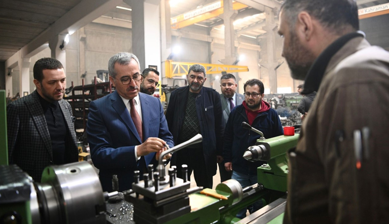 Hayrettin Güngör, “Şehir genelinde işletme ve fabrika ziyaretlerini sürdürüyor