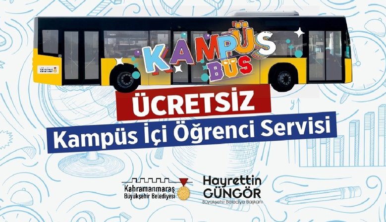 Kahramanmaraş’ta Kampüs Büs Hizmete Giriyor