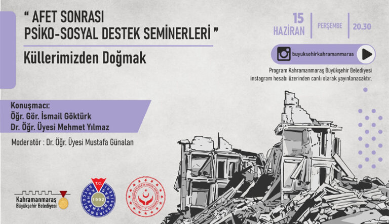 Psiko-Sosyal Destek Seminerleri Devam Ediyor