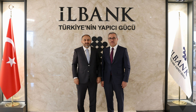 Güngör, İlbank Genel Müdürü Türk ile Bir Araya Geldi