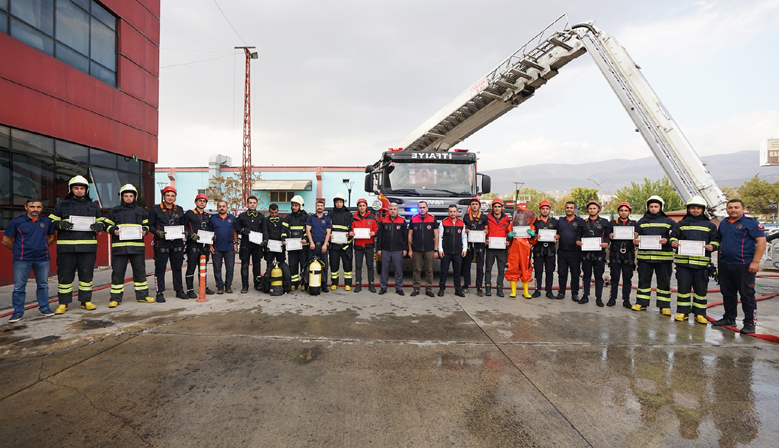 Kahramanmaraş’ta Yeni İtfaiye Erleri Göreve Başladı