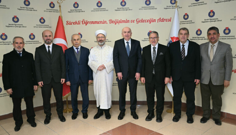 Ali Erbaş Rektör Alptekin Yasım’ı Ziyaret Etti