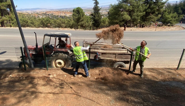 Kahramanmaraş’ta Parklar Temizleniyor