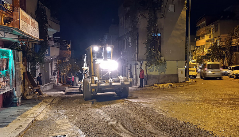 Kahramanmaraş’ta Yağış Sonrası Gece Boyu Yoğun Mesai