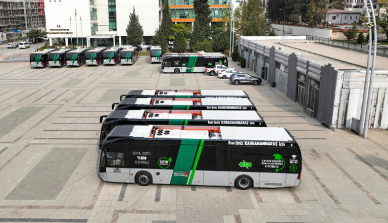 Kahramanmaraş’ta Elektrikli Otobüsler Yolculuğa Hazırlanıyor
