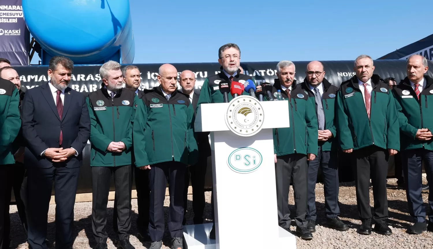 Bakan İbrahim Yumaklı, Kısık İçme Suyu Projesi’nde saha çalışmasını inceledi