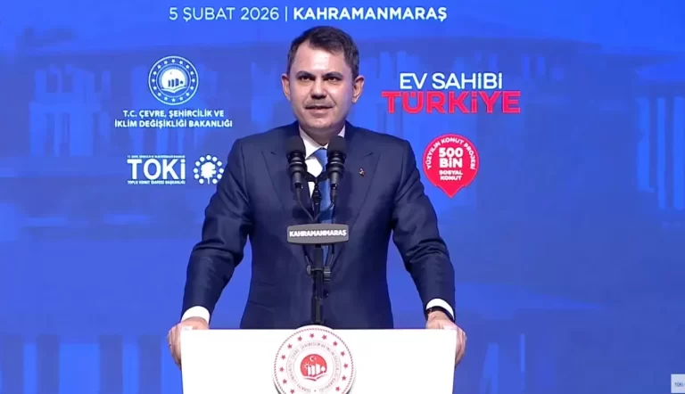 Bakan Kurum, Kahramanmaraş’taki Kura Çekim Töreni’nde konuştu