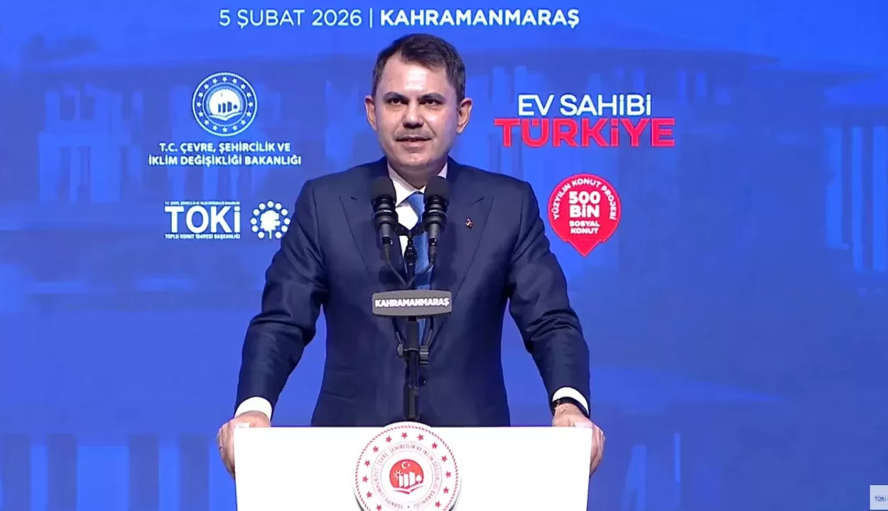 Bakan Kurum, Kahramanmaraş’taki Kura Çekim Töreni’nde konuştu