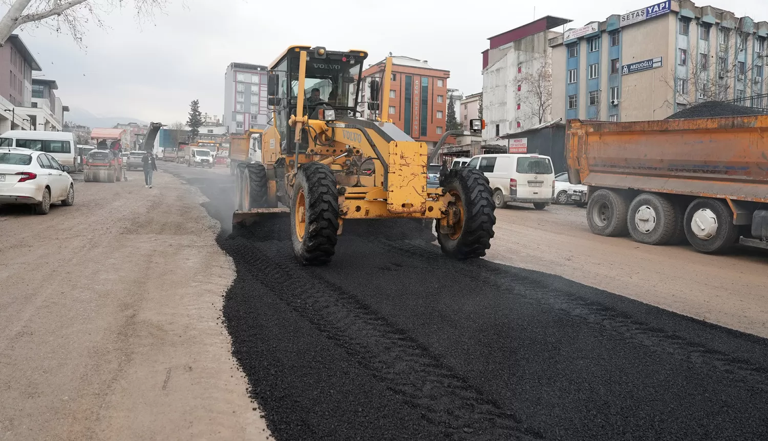 Hükümet Bulvarı’nda Altyapının Ardından Üstyapı Onarımına Geçildi