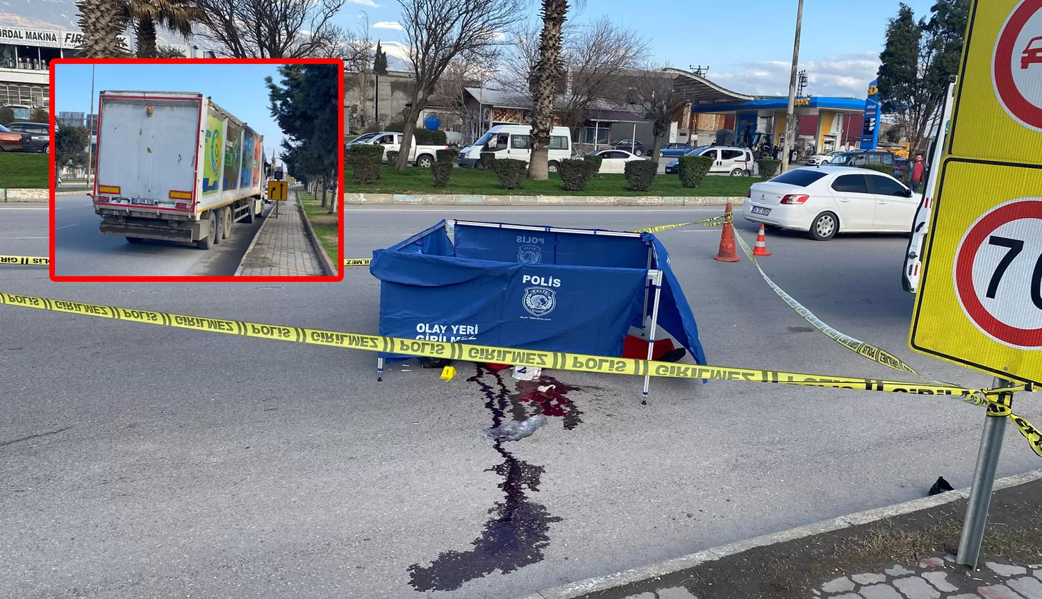 Kahramanmaraş’ta tır yayaya çarptı