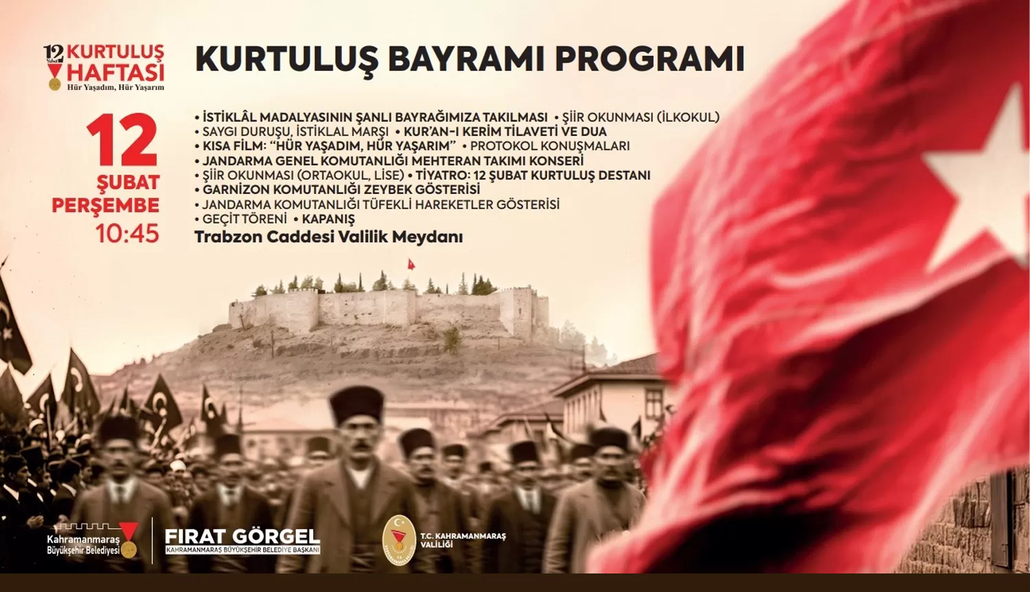 Kurtuluş Ruhu 106. Yılında Coşkuyla Kutlanacak