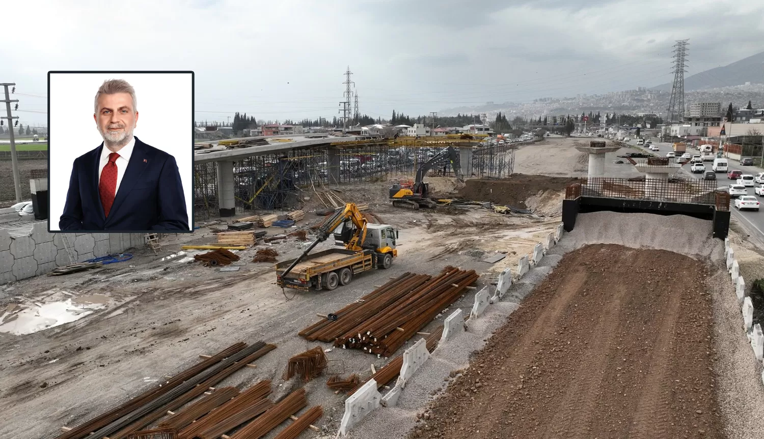 Sanayi Kavşağı İnşaatı Hızla Devam Ediyor