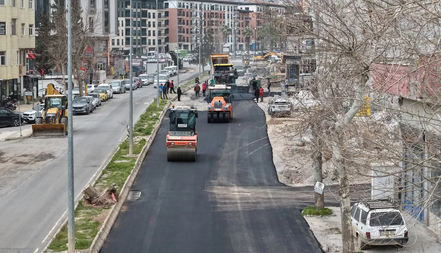 Kahramanmaraş’ta Asfalt Mesaisi Sürüyor