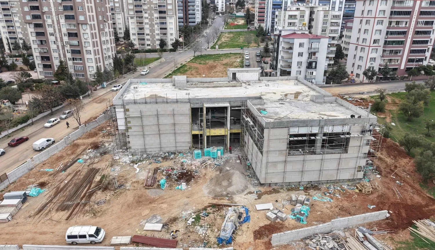 Gençliğin Kahramanmaraş’taki yeni merkezinde yüzde 80 seviyesine ulaşıldı