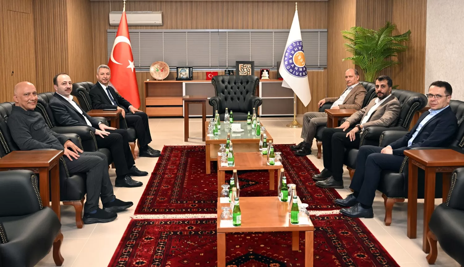 Tarım ve Orman Bakan Yardımcısı Abdulkadir Polat’tan Rektör Okumuş’a Hayırlı Olsun Ziyareti
