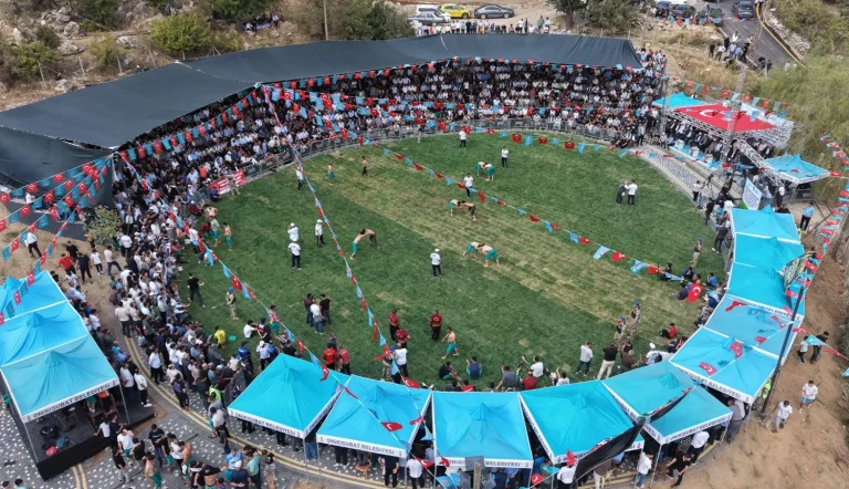 20 yıl sonra Kertmen’de kurulan er meydanının başpehlivanları belli oldu