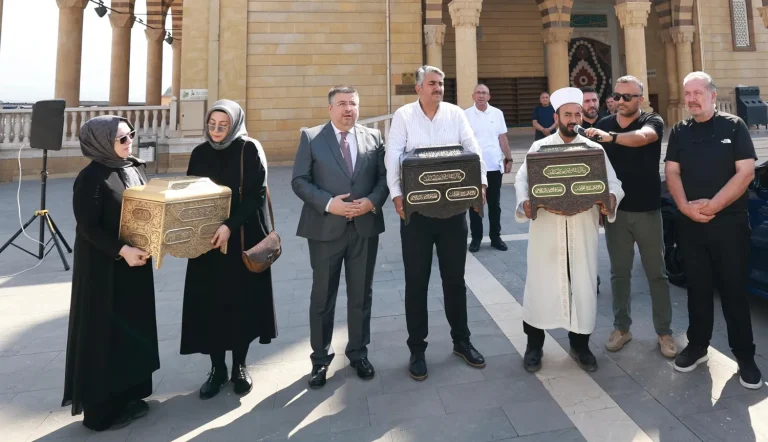 Kabe Örtüleri ve Mukaddes Emanetler Kahramanmaraş’a ulaştı