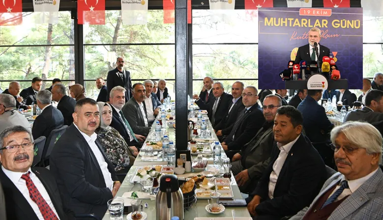 Kahramanmaraş’ta 19 Ekim Muhtarlar Günü Kutlandı